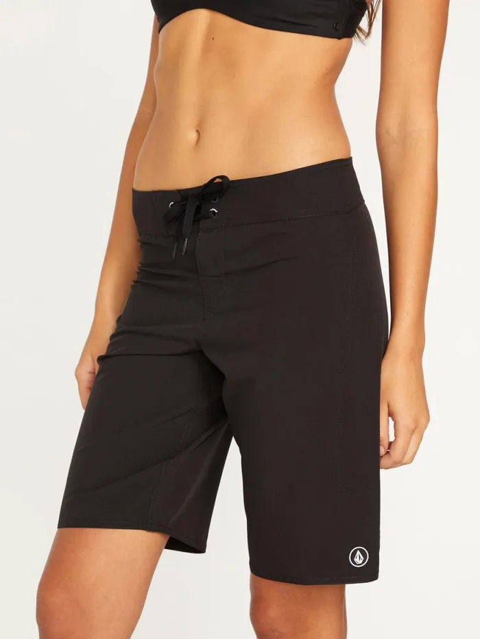 Simply Solid Boardshort 8211 Black Womens Volcom Boardshorts