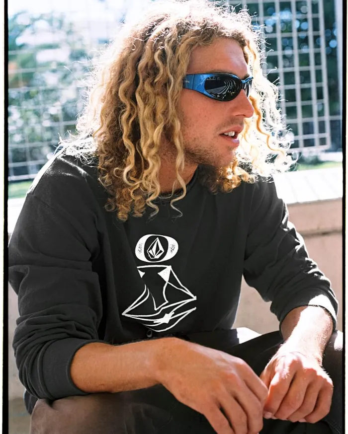 Skate Vitals Remy Long Sleeve Tee 1 8211 Stealth Mens Volcom Skate Vitals