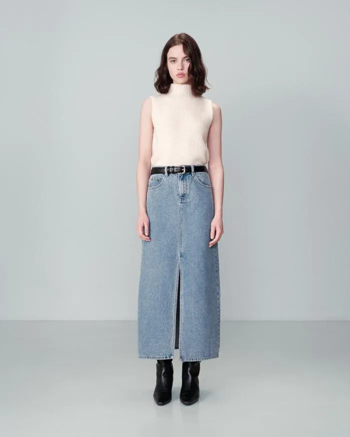 SKIRT BLEU NOHAME Shop Grace and Mila Midi Skirts