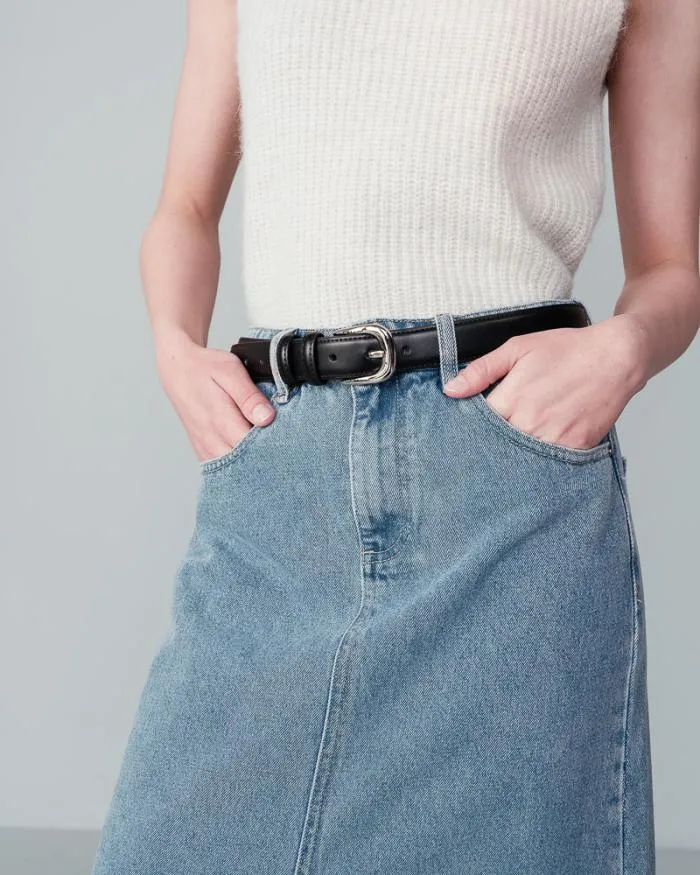 SKIRT BLEU NOHAME Shop Grace and Mila Midi Skirts