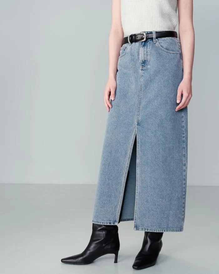 SKIRT BLEU NOHAME Shop Grace and Mila Midi Skirts