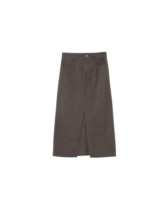 SKIRT KAKI MAUREEN Shop Grace and Mila Midi Skirts