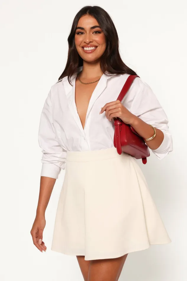 Skirts Tammy Cord Skirt Cream Petal and Pup Women