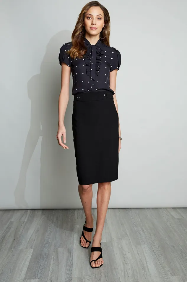 Skirts Women Elie Tahari Zora Skirt Black