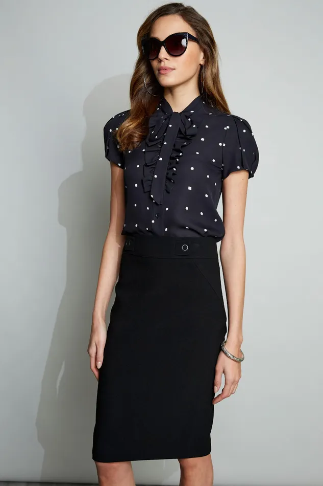Skirts Women Elie Tahari Zora Skirt Black