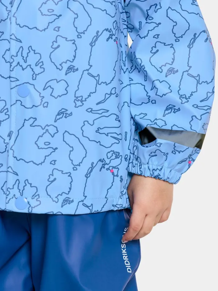 Slaskeman Kids039 Set Galon Grundsund Outlineblue Kids Didriksons Unlined Rain Set