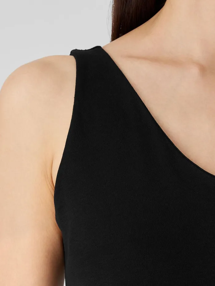 Sleepwear Women Eileen Fisher Organic Cotton Interlock Sleep Jumpsuit Black