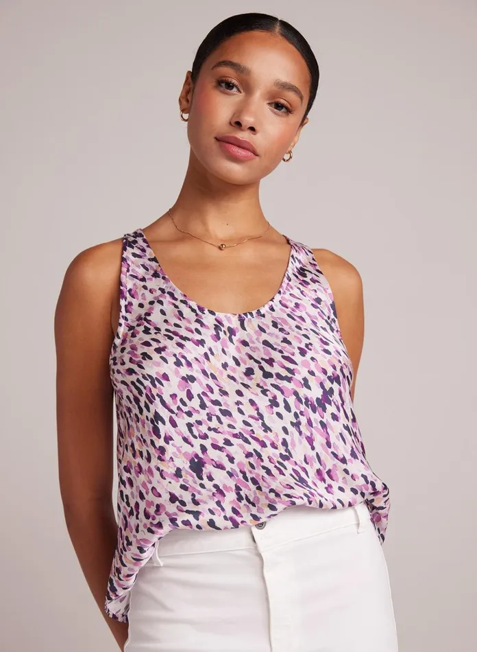 Sleeveless Women Bella Dahl Scoop Neck Tank 8211 Confetti Print Sleeveless Women Bella Dahl Scoop Neck Tank 8211 Confetti Print