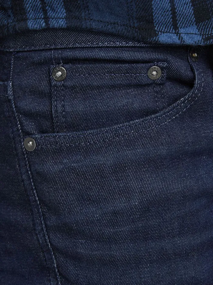 Slim and Straight Jeans JACK and JONES Mens TIM ICON JJ 265 SLIMSTRAIGHT FIT JEANS Blue Blue Denim