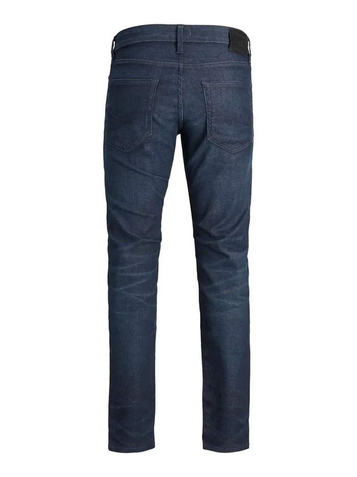 Slim and Straight Jeans JACK and JONES Mens TIM ICON JJ 265 SLIMSTRAIGHT FIT JEANS Blue Blue Denim