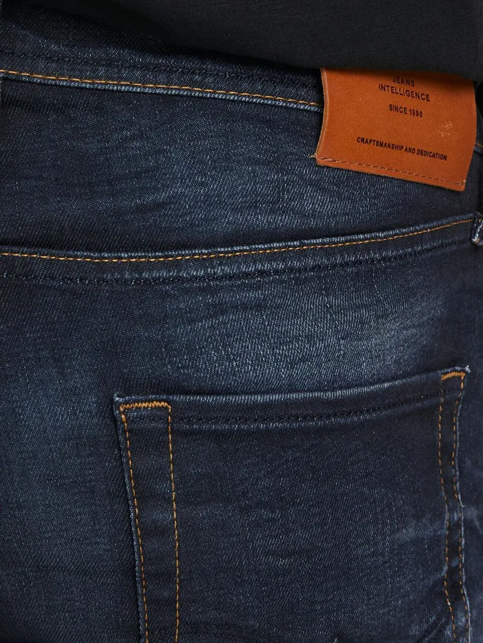 Slim and Straight Jeans JACK and JONES Mens TIM ORIGINAL JOS 719 SLIMSTRAIGHT FIT JEANS Blue Blue Denim
