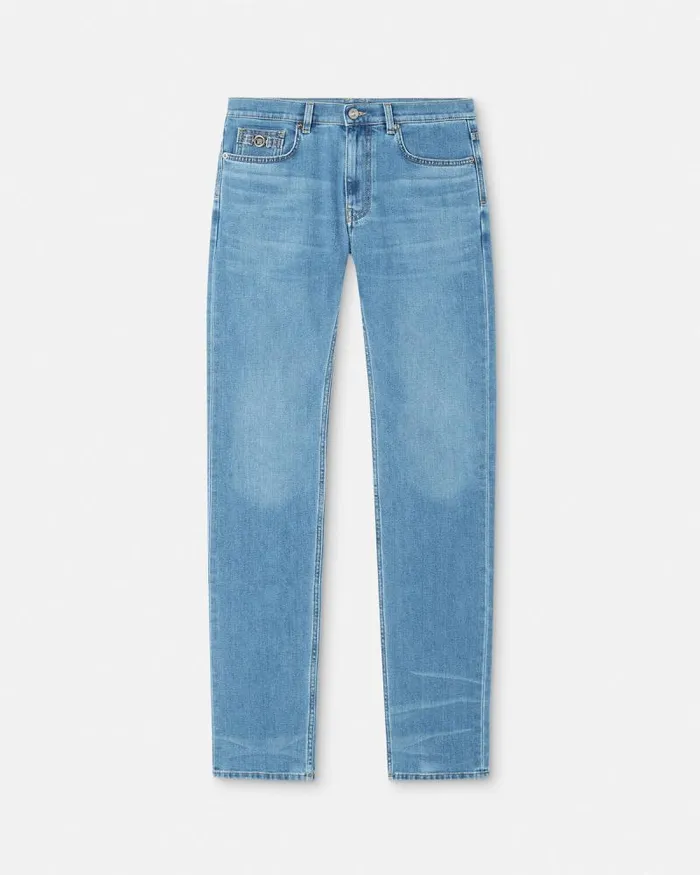 SlimFit Jeans Blue Men Versace Pants and Shorts