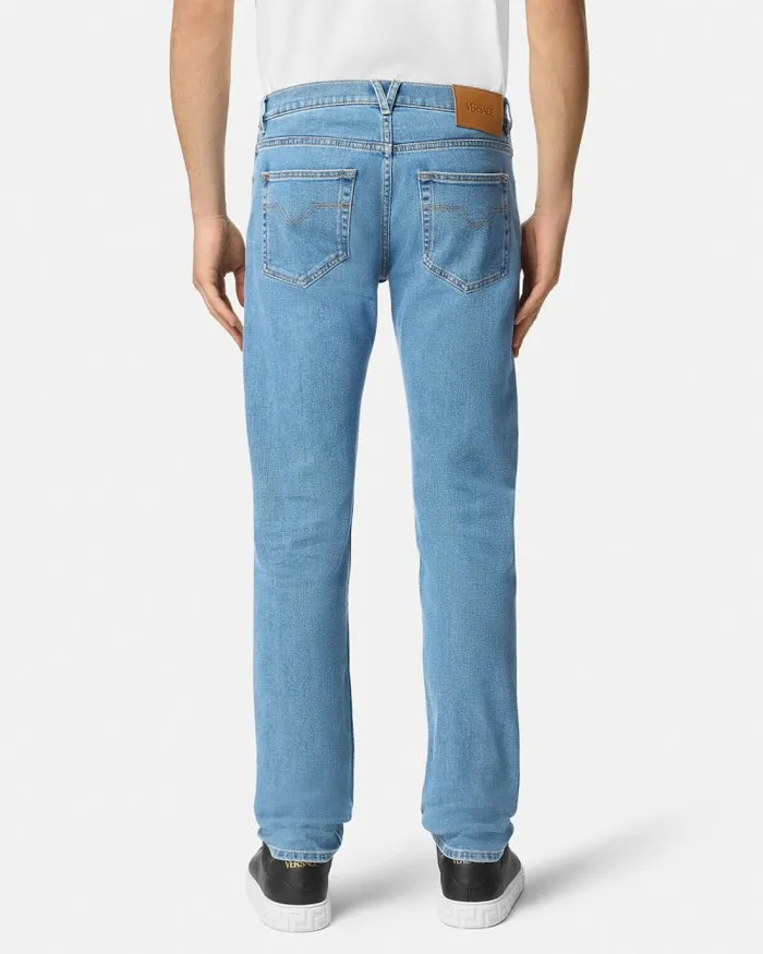 SlimFit Jeans Blue Men Versace Pants and Shorts