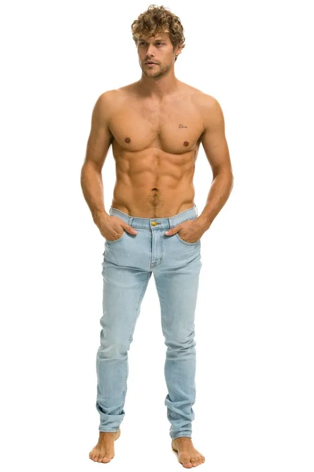 Slim Fit Surfer Denim Jean 8211 Super Light WomenMen Aviator Nation Denim