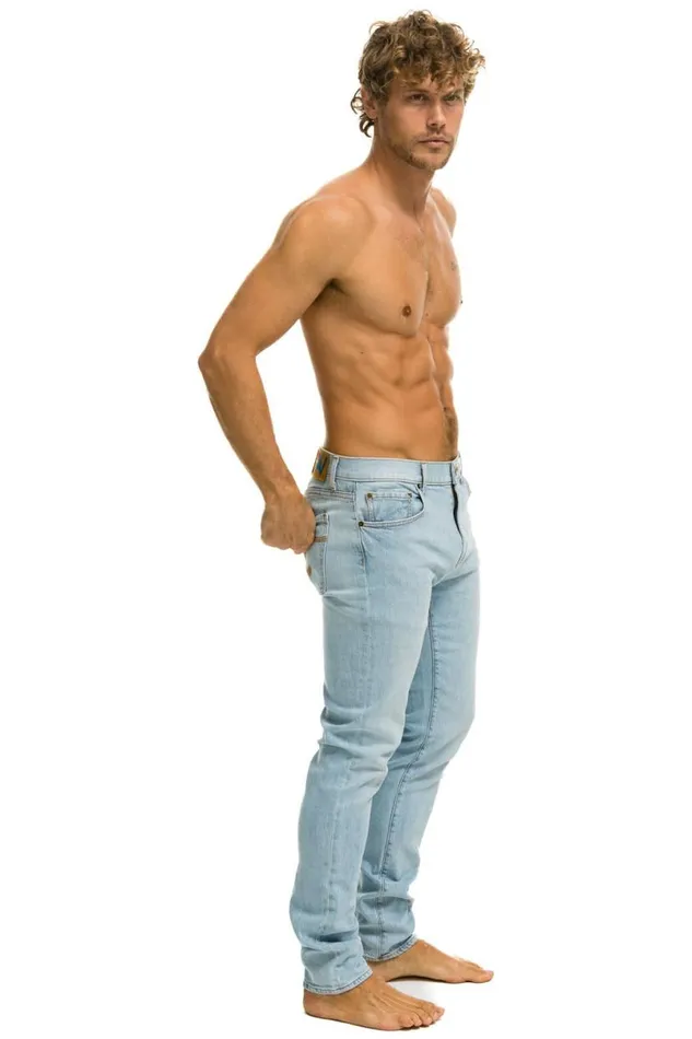 Slim Fit Surfer Denim Jean 8211 Super Light WomenMen Aviator Nation Denim