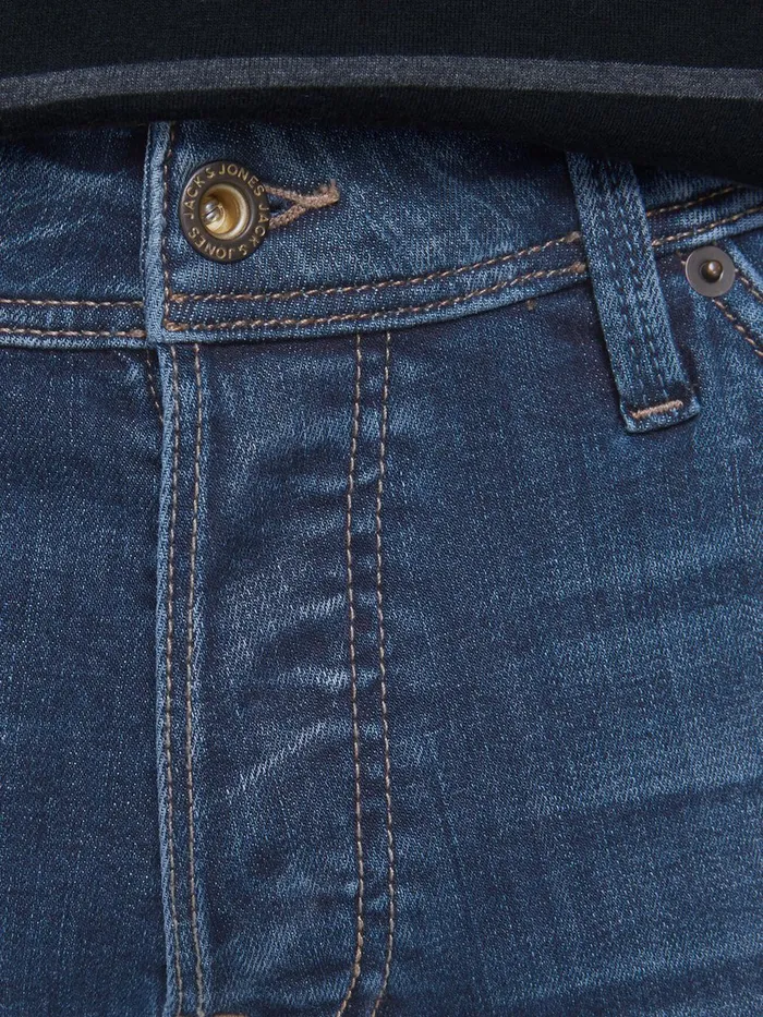 Slim Jeans JACK and JONES Mens GLENN FOX AGI 204 50SPS SLIM FIT JEANS Blue Blue Denim