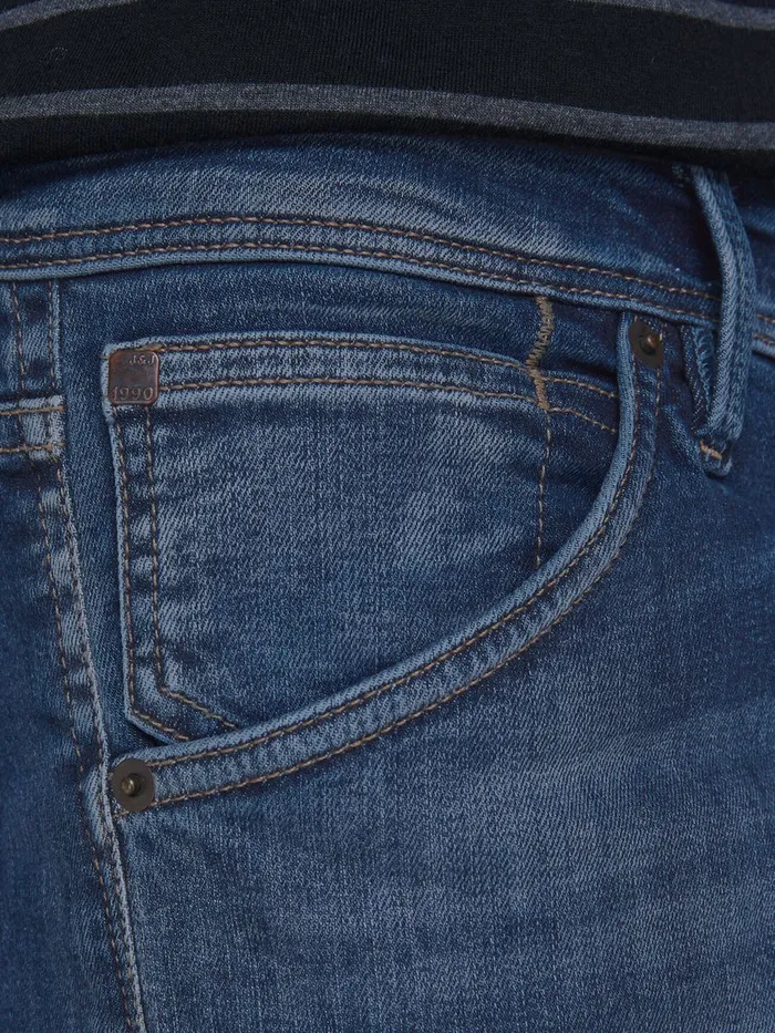 Slim Jeans JACK and JONES Mens GLENN FOX AGI 204 50SPS SLIM FIT JEANS Blue Blue Denim