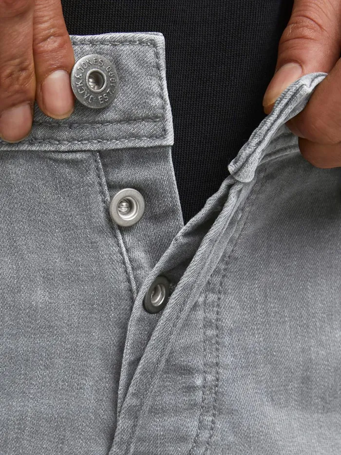 Slim Jeans JACK and JONES Mens GLENN ORIGINAL AM 806 SLIM FIT JEANS Grey Grey Denim