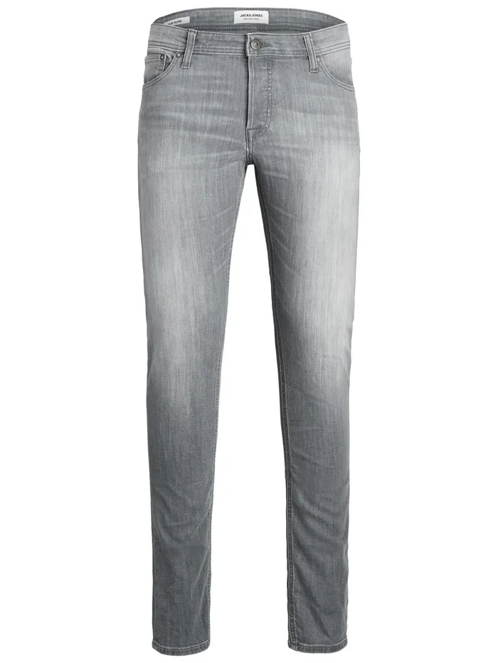 Slim Jeans JACK and JONES Mens GLENN ORIGINAL AM 806 SLIM FIT JEANS Grey Grey Denim