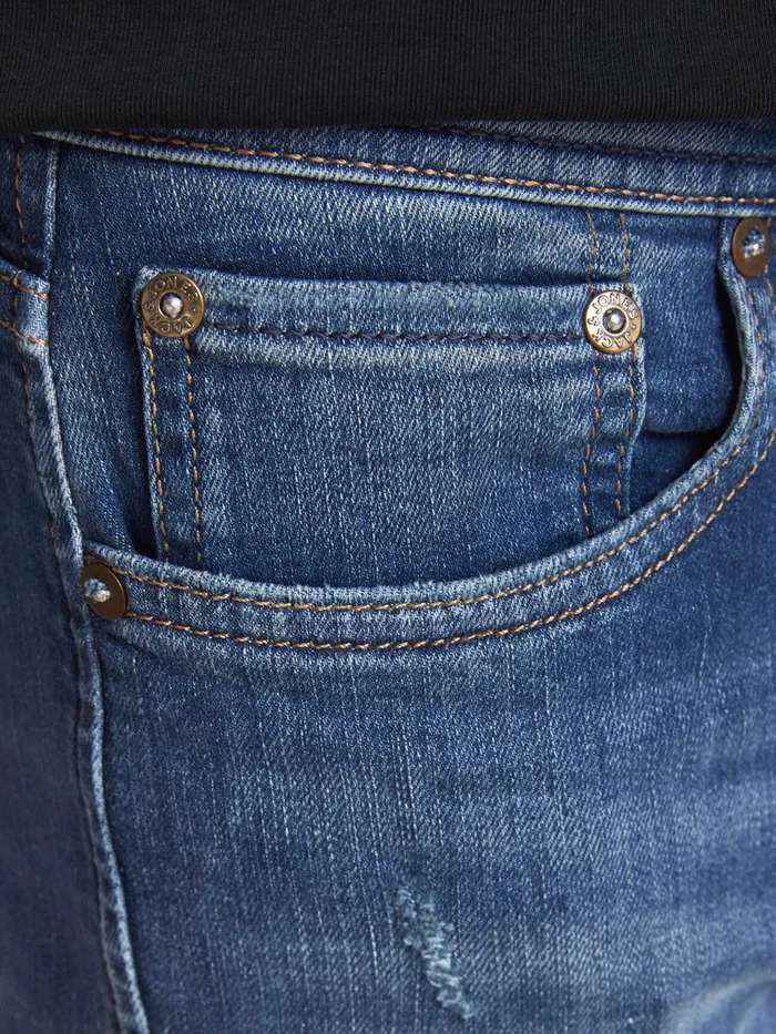 Slim Jeans JACK and JONES Mens GLENN ORIGINAL JJ 259 SLIM FIT JEANS Blue Blue Denim