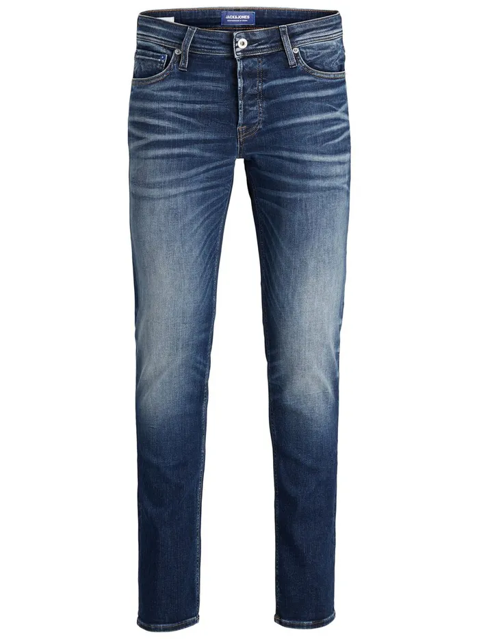 Slim Jeans JACK and JONES Mens GLENN ORIGINAL JOS 206 PCW 50SPS SLIM FIT JEANS Blue Blue Denim