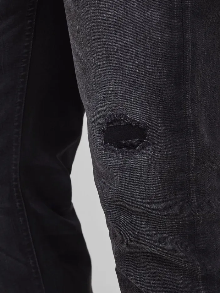 Slim Jeans JACK and JONES Mens GLENN ORIGINAL JOS 633 SLIM FIT JEANS Black Black Denim