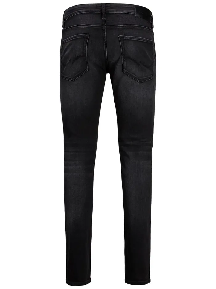 Slim Jeans JACK and JONES Mens GLENN ORIGINAL JOS 633 SLIM FIT JEANS Black Black Denim