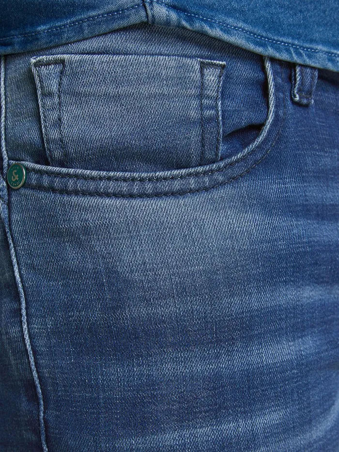 Slim Jeans JACK and JONES Mens GLENN ROCK BL 894 LID SLIM FIT JEANS Blue Blue Denim