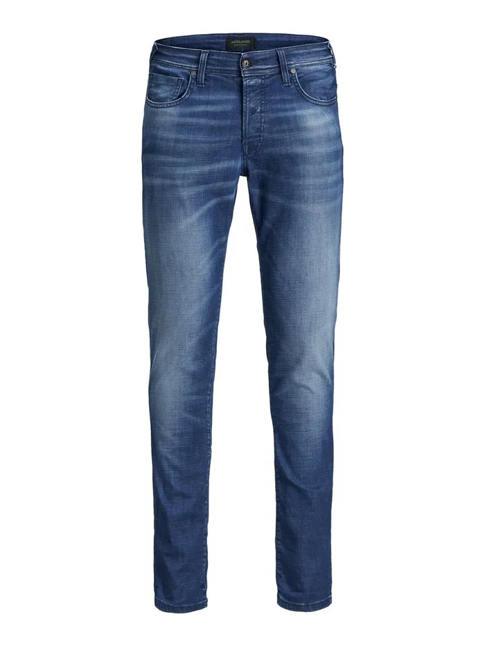 Slim Jeans JACK and JONES Mens GLENN ROCK BL 894 LID SLIM FIT JEANS Blue Blue Denim