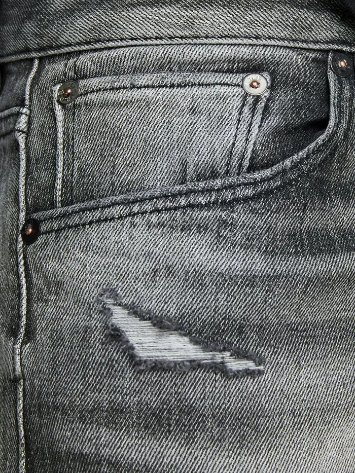 Slim Jeans JACK and JONES Mens GLENN ROYAL R216 RDD LTD SLIM FIT JEANS Grey Black Denim