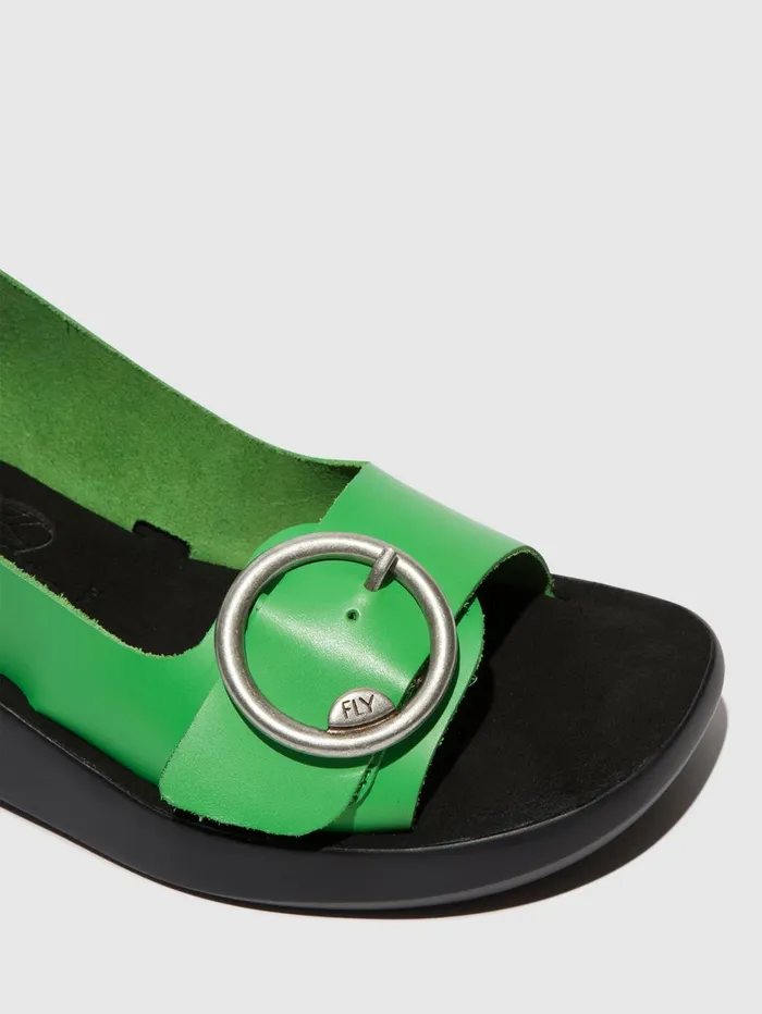 SlingBack Sandals BERK754FLY AVOCADO Women Fly London Sandals