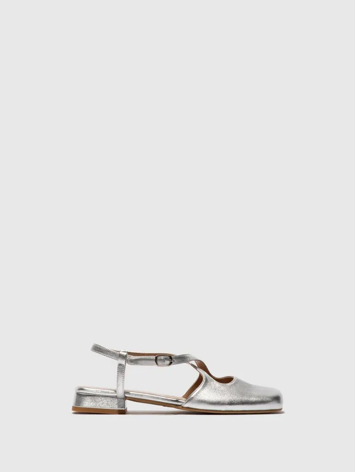 SlingBack Sandals CEFI270FLY SILVER Women Fly London Sandals