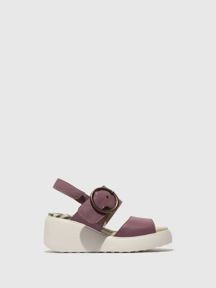 SlingBack Sandals DIGO939FLY VIOLET Women Fly London Sandals