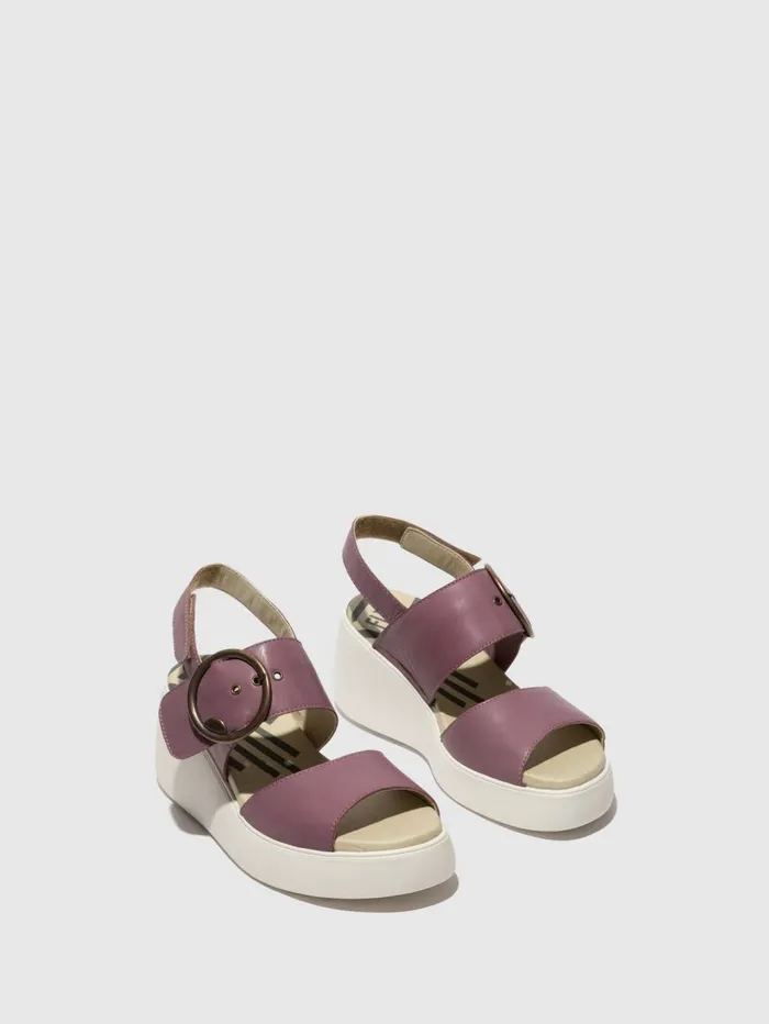SlingBack Sandals DIGO939FLY VIOLET Women Fly London Sandals