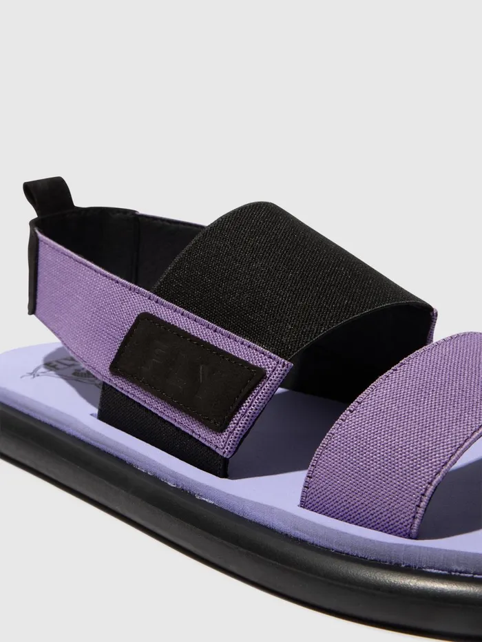 SlingBack Sandals OICH064FLY BLACKVIOLETVIOLET Women Fly London Sandals