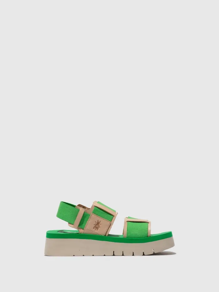 SlingBack Sandals SORU277FLY NATURALBRIGHT GREENBRIGHT GREEN Women Fly London Sandals SlingBack Sandals SORU277FLY NATURALBRIGHT GREENBRIGHT GREEN Women Fly London Sandals