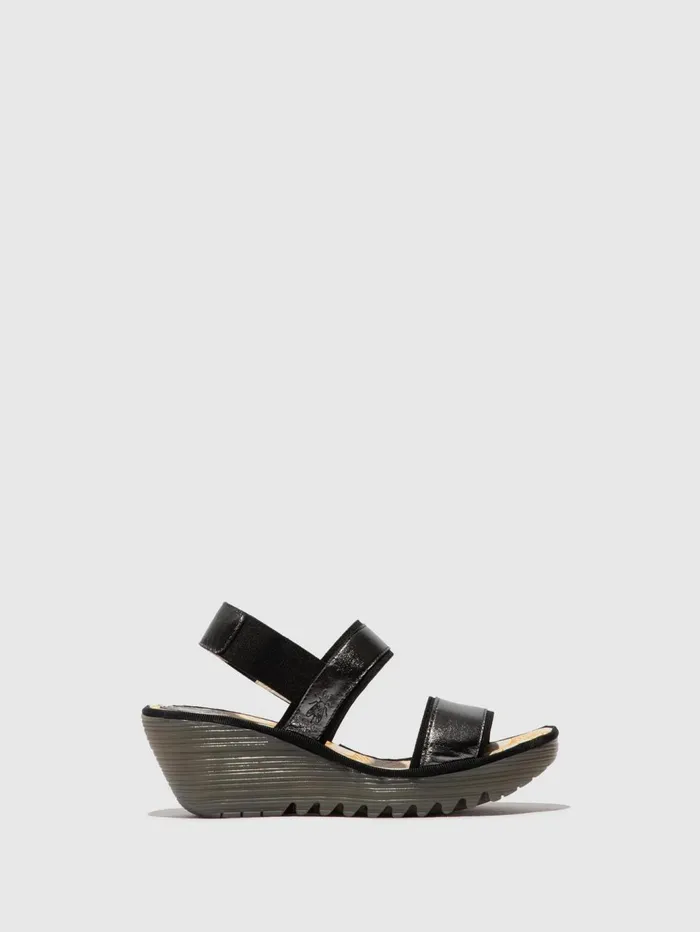 SlingBack Sandals YACO416FLY GRAPHITE Women Fly London Sandals