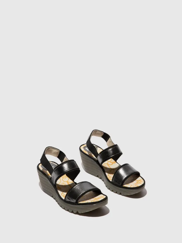 SlingBack Sandals YACO416FLY GRAPHITE Women Fly London Sandals