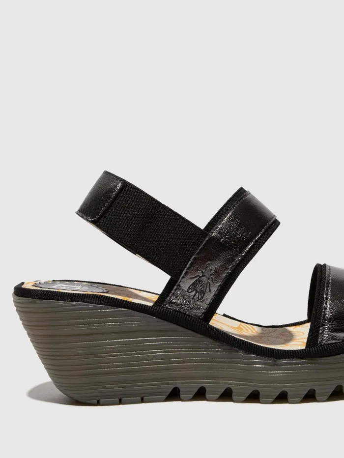 SlingBack Sandals YACO416FLY GRAPHITE Women Fly London Sandals