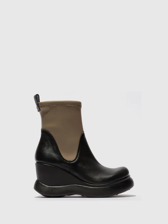 Slipon Ankle Boots GLAF130FLY BLACKTAUPE Women Fly London Ankle Boots
