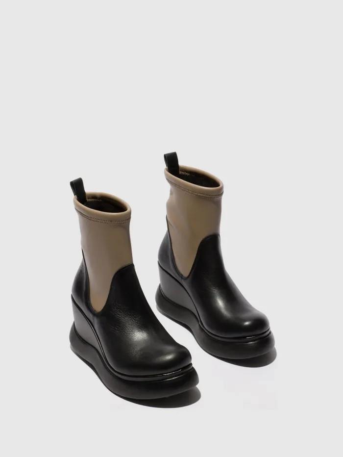 Slipon Ankle Boots GLAF130FLY BLACKTAUPE Women Fly London Ankle Boots