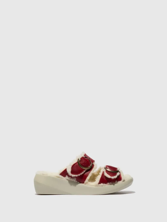 Slipon Sandals BUGA902FLY RED Women Fly London Sandals