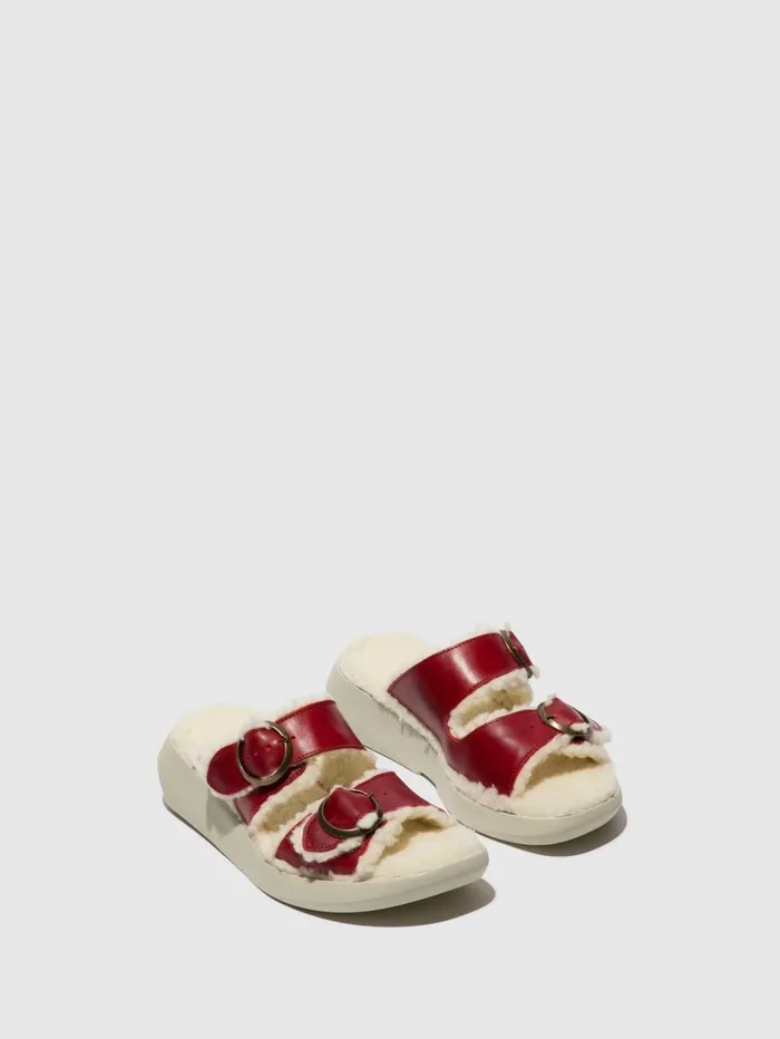 Slipon Sandals BUGA902FLY RED Women Fly London Sandals