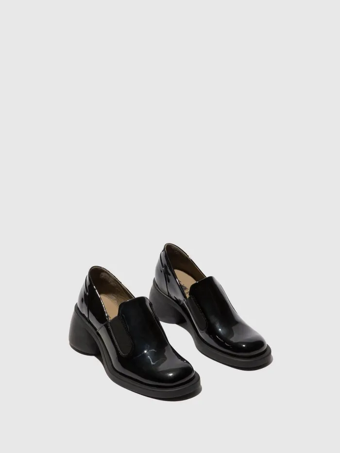 Slipon Shoes HUCH004FLY ATLANTIS BLACK Women Fly London Shoes