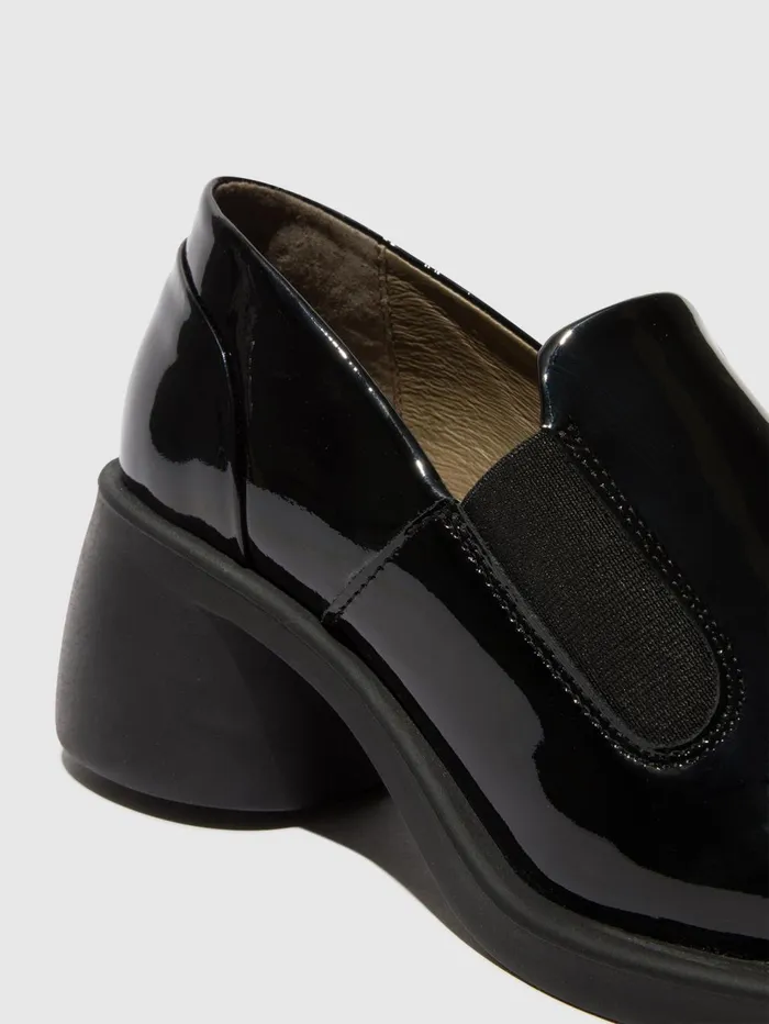 Slipon Shoes HUCH004FLY ATLANTIS BLACK Women Fly London Shoes