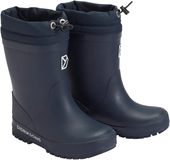 Slush Kids039 Boots Navy Kids Didriksons Rubber Boots