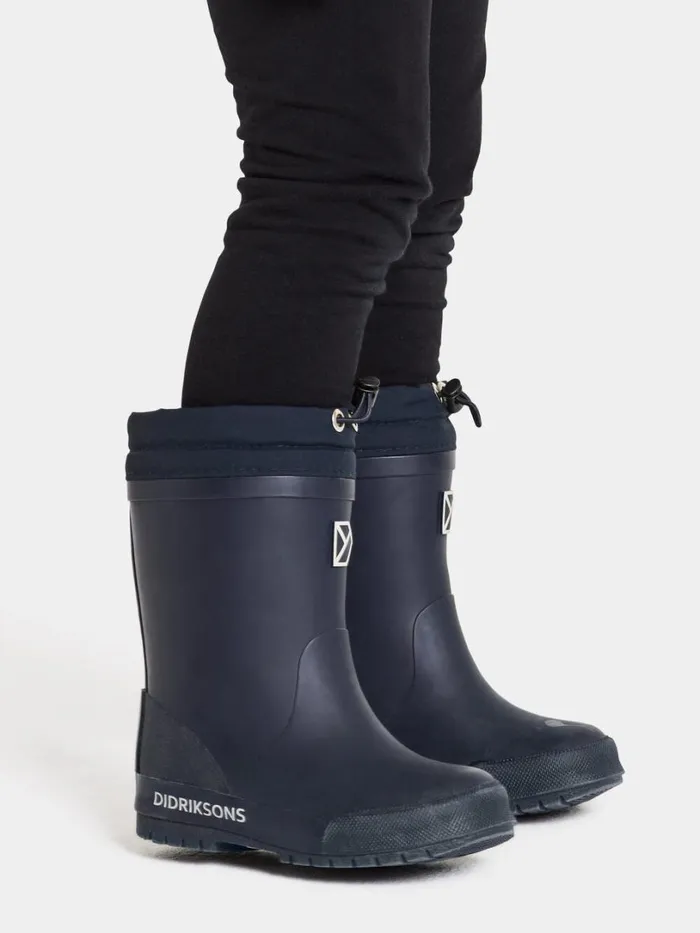 Slush Kids039 Boots Navy Kids Didriksons Rubber Boots