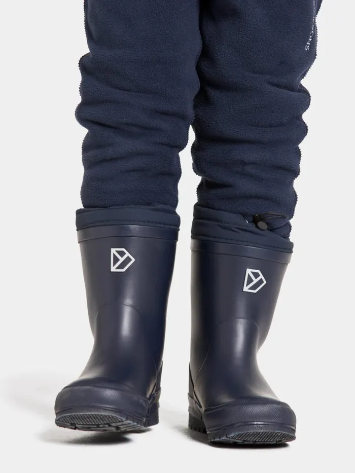 Slush Kids039 Boots Navy Kids Didriksons Rubber Boots