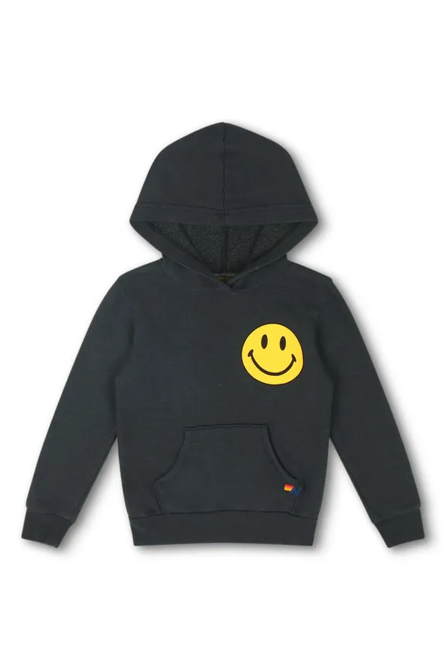 Smiley 2 Pullover Hoodie 8211 Charcoal Kids Aviator Nation Hoodies