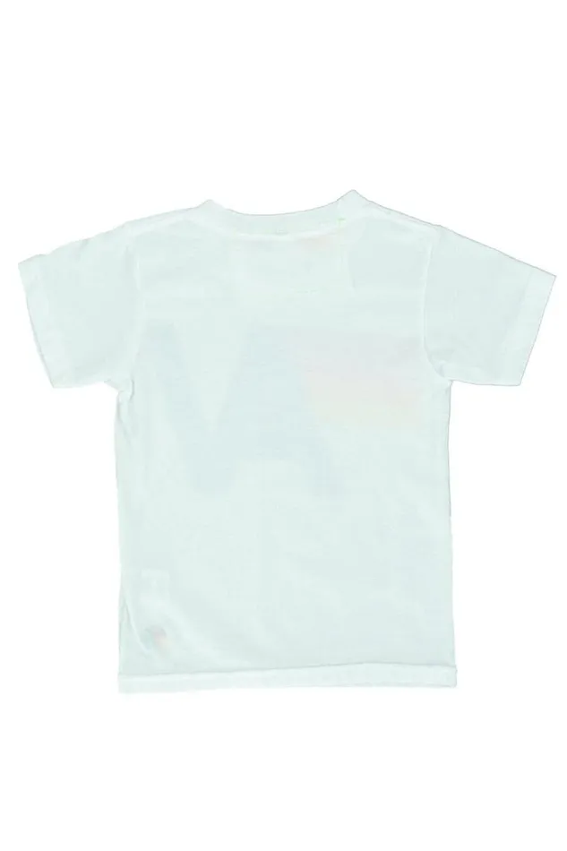 Smiley 2 Tee 8211 White Kids Aviator Nation Tees